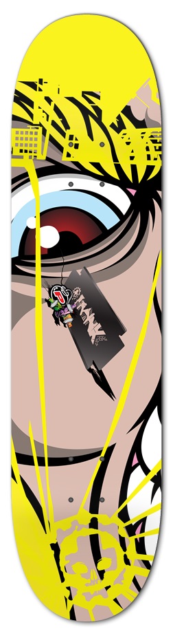 Prank evil eye Custom Skateboard 7-3/4 Skateboard Deck