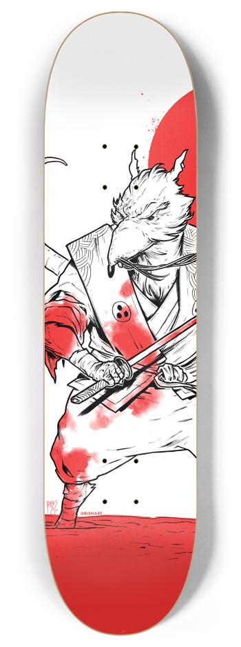 MASTER SPLINTER - WHITE 8 Inch Skateboard Deck