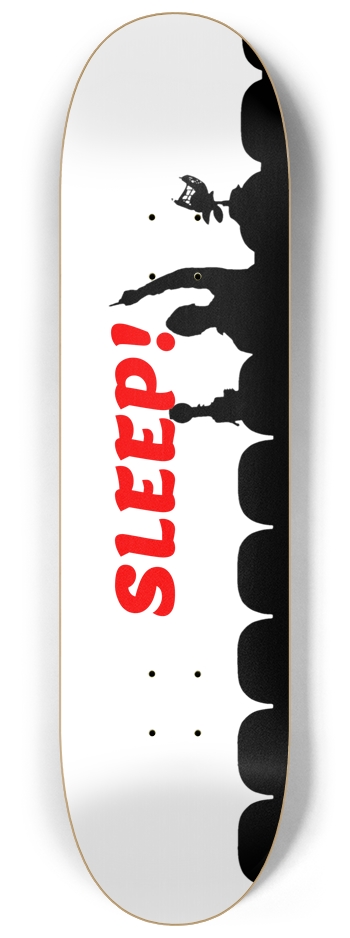MST3K Silhouette Sleep 8.5 8-1/4 Skateboard Deck