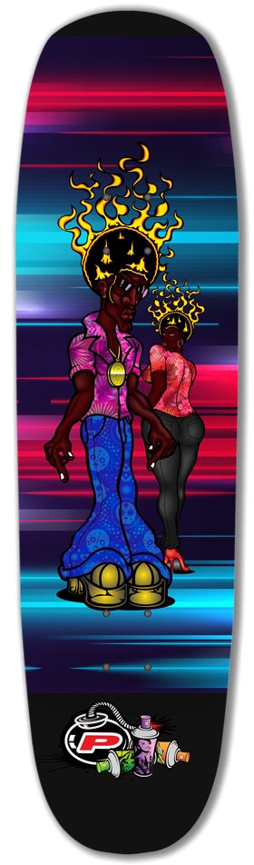 Prank Phonk Skateboard Square Nose