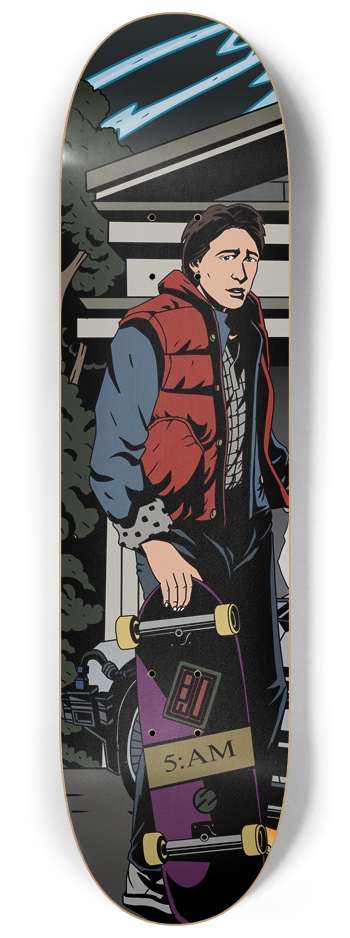 5:AM BTTF 1 8-1/4 Skateboard Deck