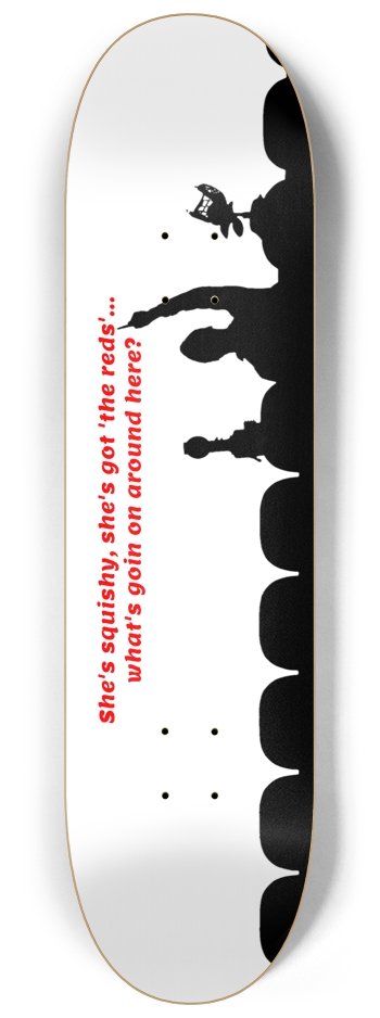 MST3K Silhouette Squishy 8-1/4 Skateboard Deck