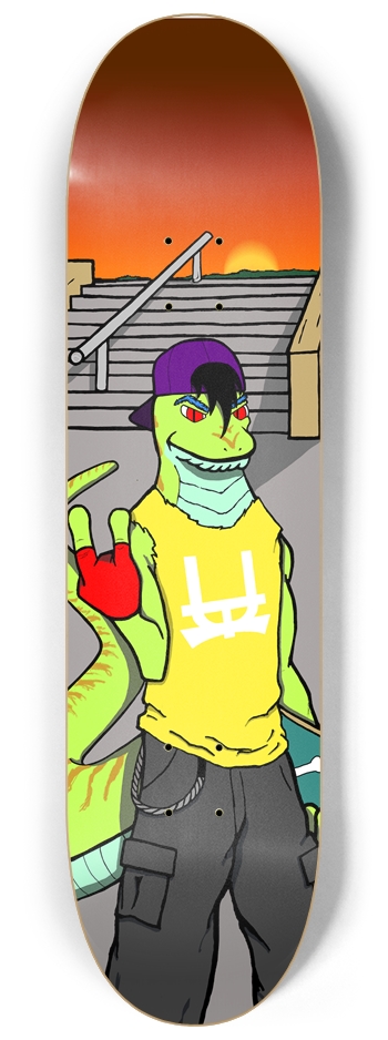 Classic Mondo Sunset 8-1/4 Skateboard Deck
