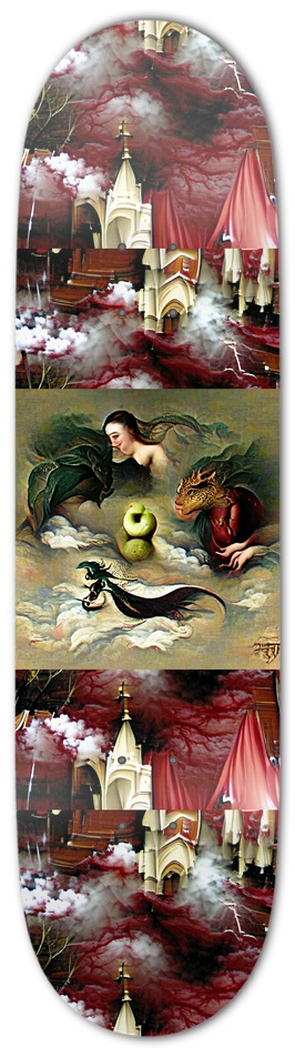 poison for the youth :: 8.5" 8-1/2 Skateboard Deck