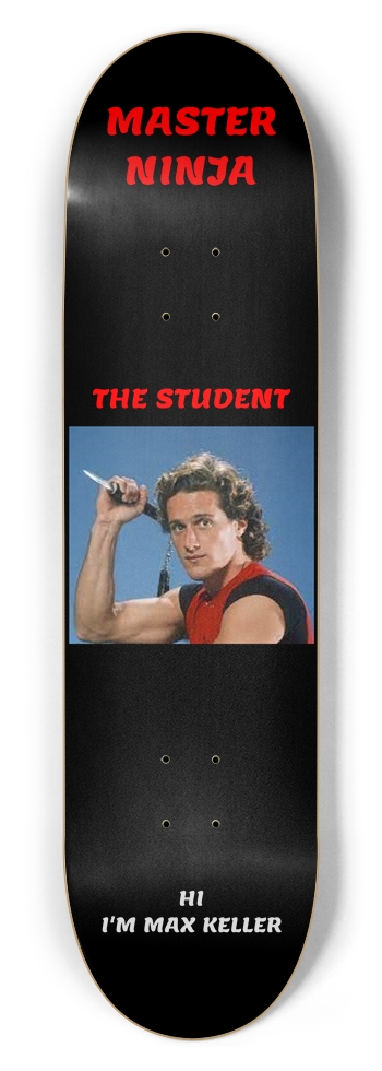 Master Ninja: The Student 8-1/2 Skateboard Deck