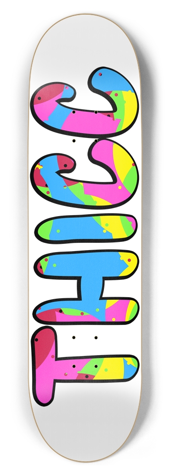 Thicc Board - 80's - 8.5" 8-1/2 Skateboard Deck