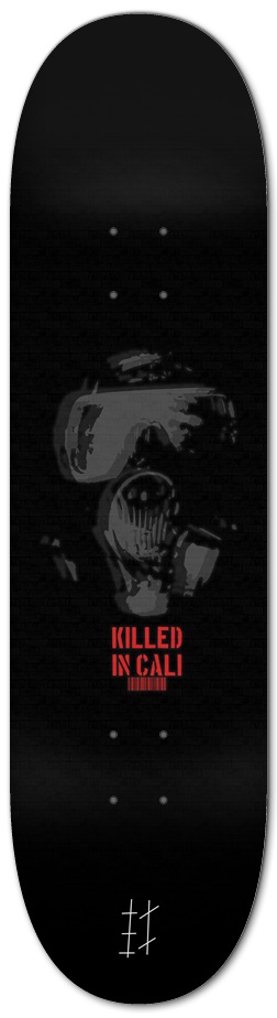 Killed In Cali Deck 8-1/4 Skateboard Deck
