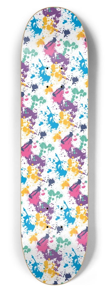 NP Splatter 7-7/8 7-7/8 Skateboard Deck