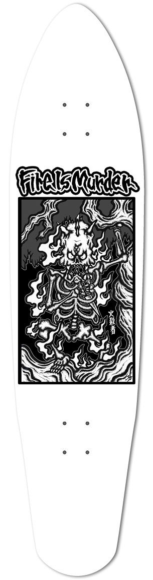 Fire Is Murder Longboard Longboard Shape