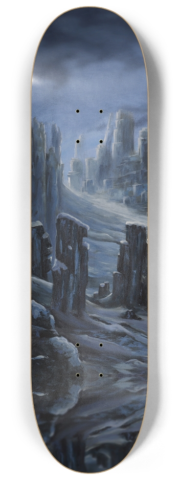 Mongolian Triptych 1 8-1/4 Skateboard Deck