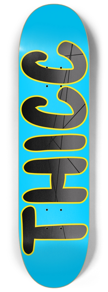 Thicc Board - Teal 8-1/4 Skateboard Deck