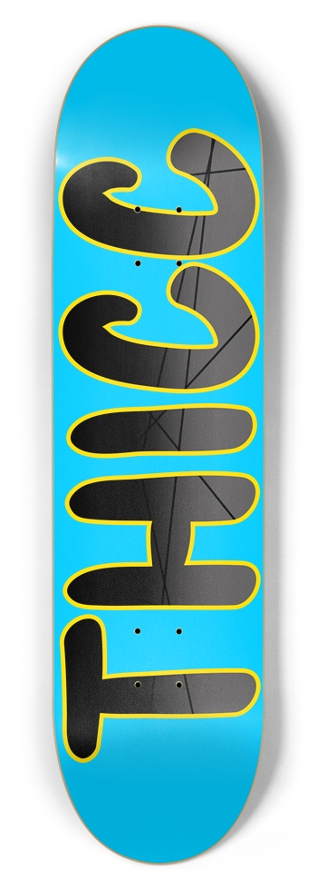 Thicc Grip - Teal - 8.5" 8-1/2 Skateboard Deck