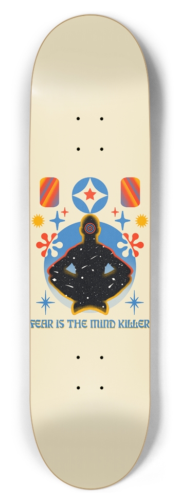 Fear Skateboard Deck (8.5 Inch) 8-1/2 Skateboard Deck