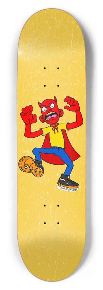 Devil Boy Skateboard Deck (8.5 Inch) 8-1/2 Skateboard Deck