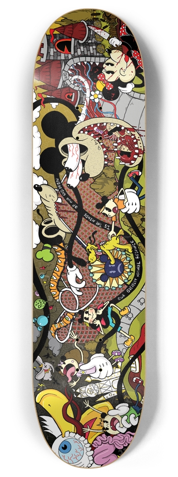 Di Nee Lan 8 Inch Skateboard Deck