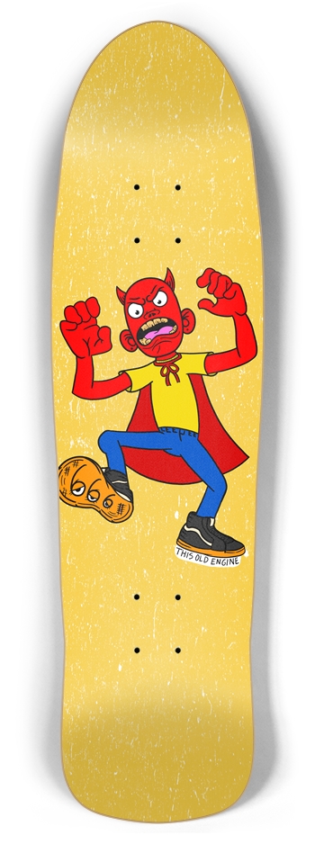 Devil Boy Skateboard Deck (Retro Cruiser) Retro Rocket