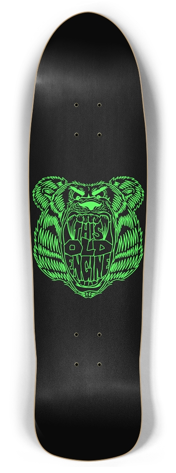 Engine Bear Skatebaord Deck (Retro Cruiser) Retro Rocket