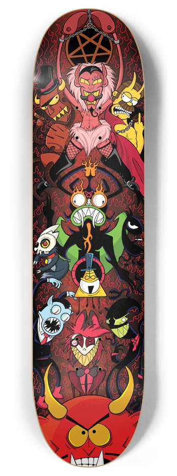 Hellboard 8 Inch Skateboard Deck