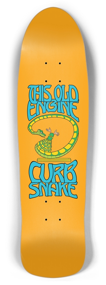 Curb Snake Skateboard Deck (Retro Cruiser) Retro Rocket