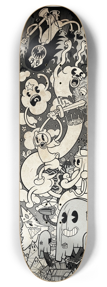What time is it? 8 Inch Skateboard Deck