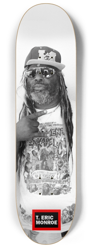 George Clinton of P-Funk by T. Eric Monroe 8-1/4 Skateboard Deck