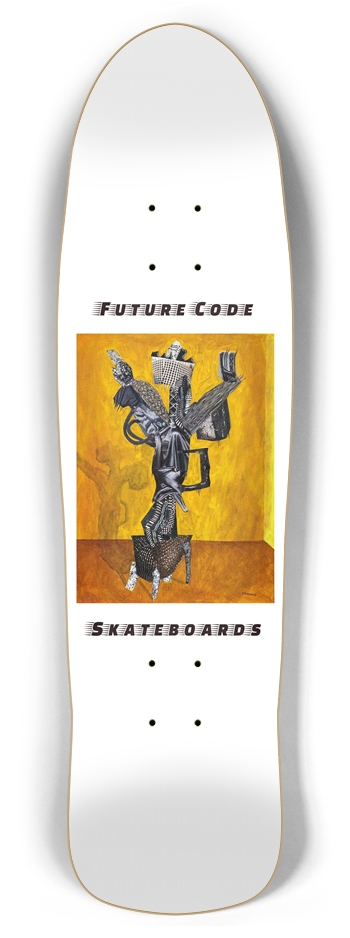 We Live - Retro Rocket 8.5” x 32.25” Retro Rocket