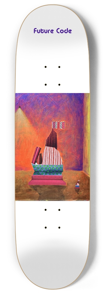 Created Creation - Popsicle W 9” x L 33.25” 9 Inch Skateboard