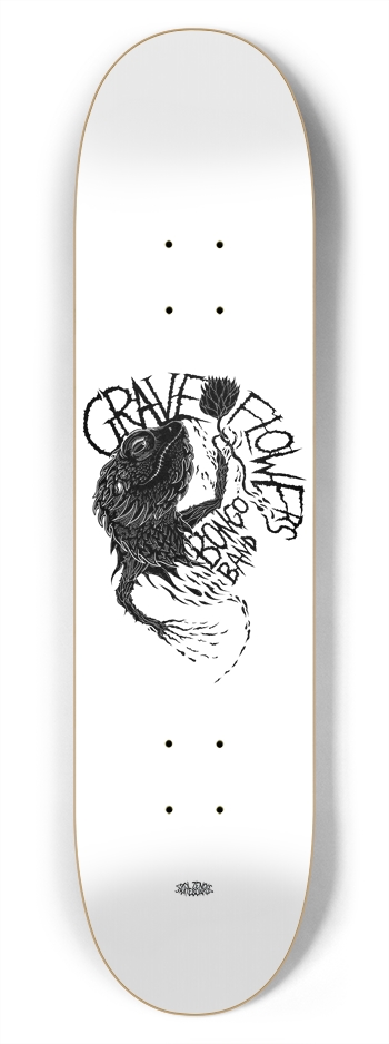Erol Zendis - Band Series 16C - GRAVE FLOWERS 7-3/4 Skateboard Deck