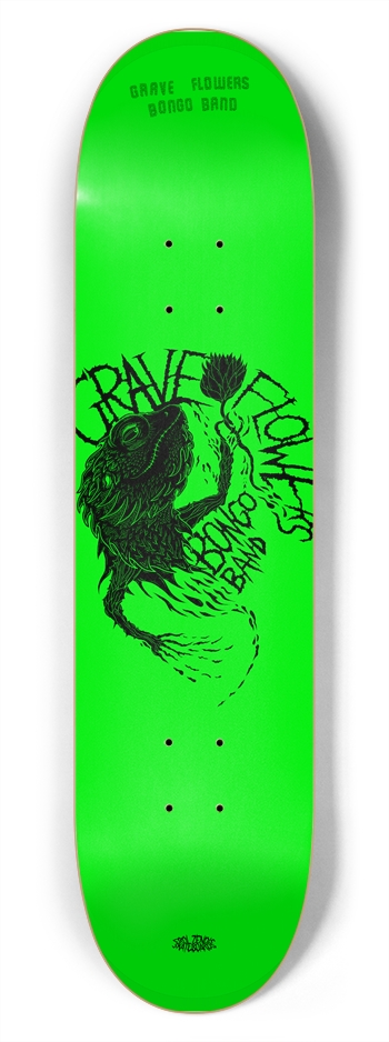 Erol Zendis - Band Series 16E - GRAVE FLOWERS 7-3/4 Skateboard Deck