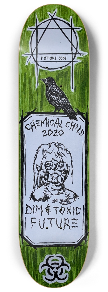 Dim & Toxic - Popsicle W 8.25” x L 32.375” 8-1/4 Skateboard Deck