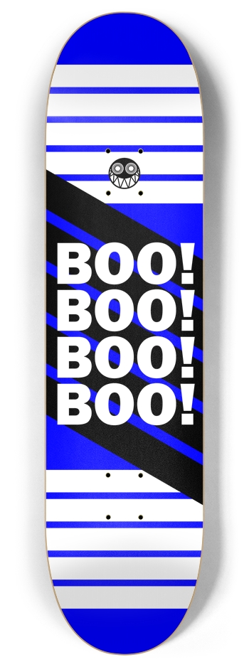 The Blue BOO! 8 Inch Skateboard Deck