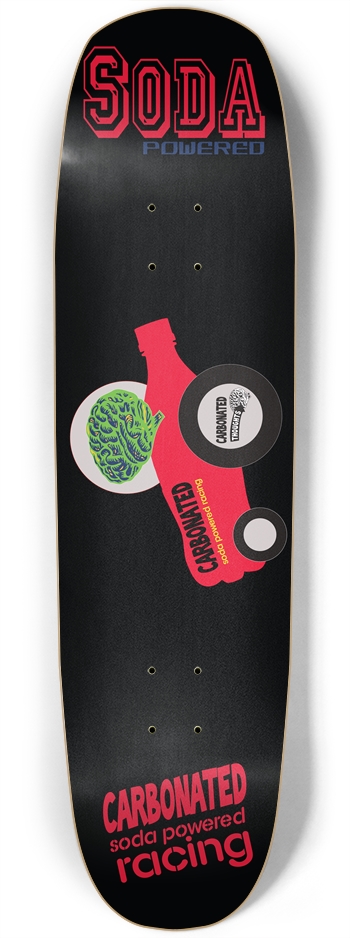 Soda Bottle Racer Square Nose Skateboard