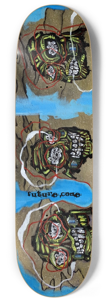 Hear, See, Speak - Popsicle W 9” x L 33.25” 9 Inch Skateboard