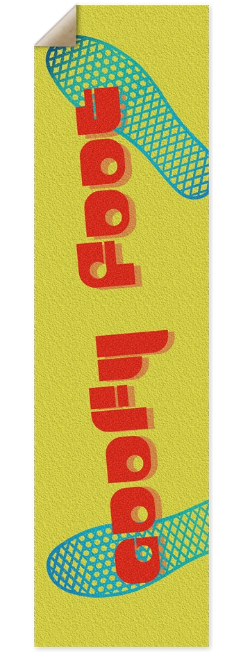 Goofy Foot Grip Tape ~ 9"x33" 9 x 33 Inch Griptape