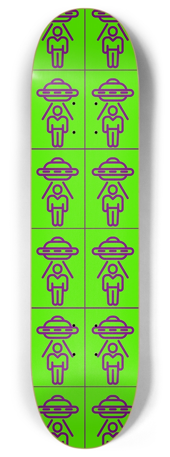 “B.M.U. aka Beam Me Up” 8 Inch Skateboard Deck