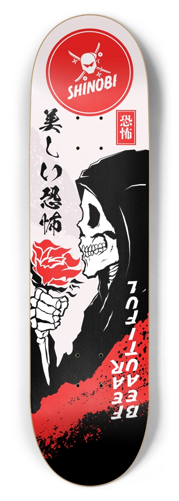 Beautiful Fear - 8.5 Inch 8-1/2 Skateboard Deck
