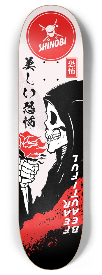 Beautiful Fear - 8 Inch 8 Inch Skateboard Deck