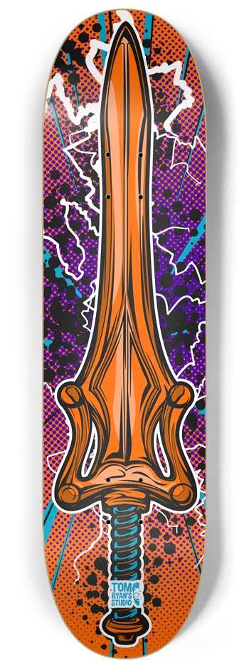 Faker Sword 8.25 8-1/4 Skateboard Deck