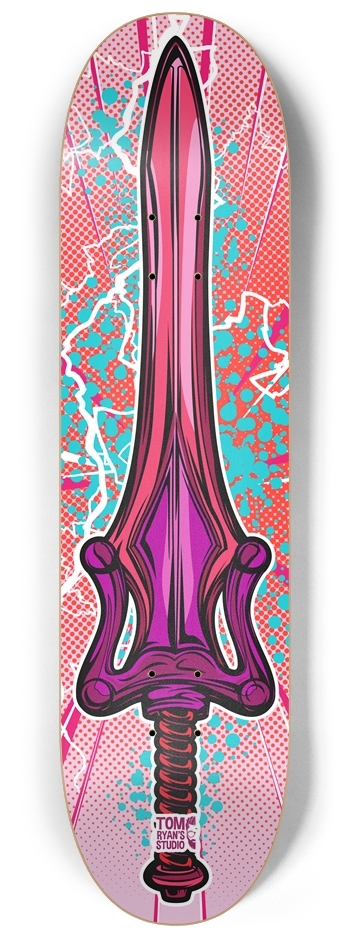 Adam Sword 8.25 8-1/4 Skateboard Deck