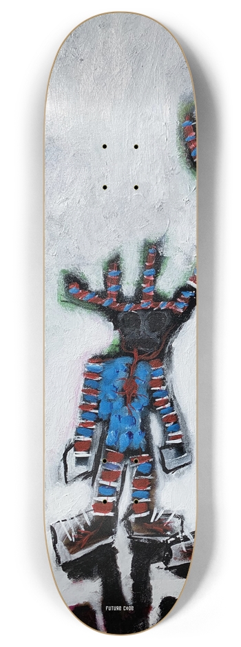 FP 1 Triptych - W 8”x L 32.25” 8 Inch Skateboard Deck