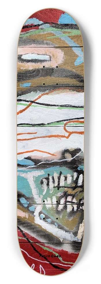 BF 2 Triptych P - W 8.5” x L 32.75” 8-1/2 Skateboard Deck