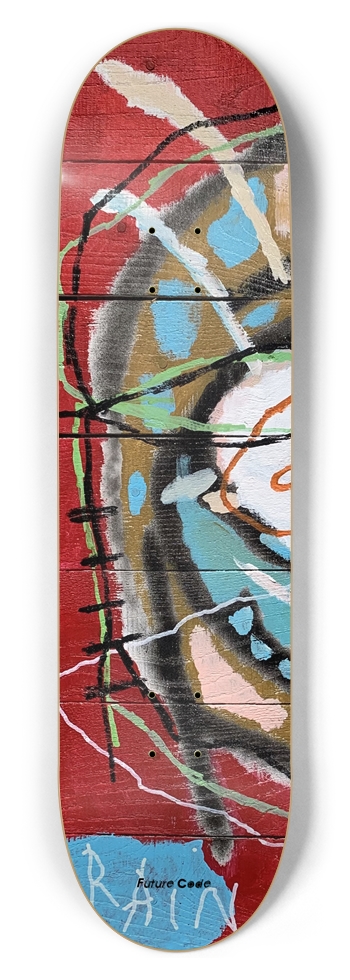 BF 1 Triptych P - W 8.5” x L 32.75” 8-1/2 Skateboard Deck