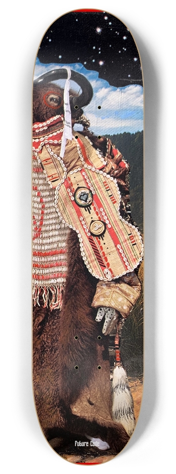 R 3 Triptych P - W 8” x L 32.25” 8 Inch Skateboard Deck