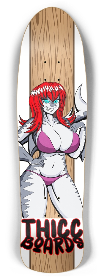 Riley The Shark - SHAPED Retro Rocket