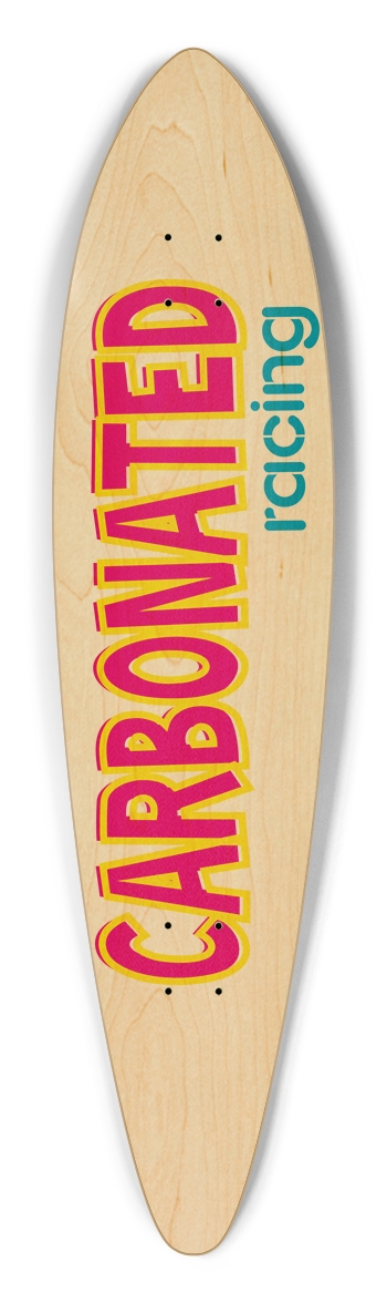 Carbonated Racing Longboard Pintail Longboard