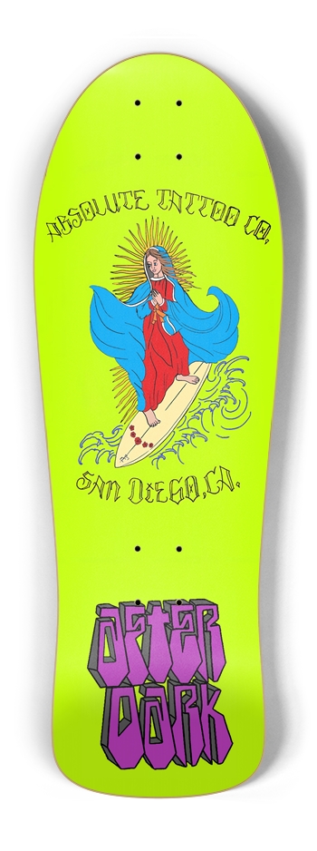 Absolute Tattoo Lime Green Old School 1.1 Old School Shape