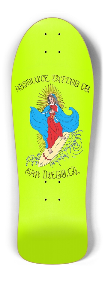 Absolute Tattoo Lime Green Old School 1.1 Old School Shape