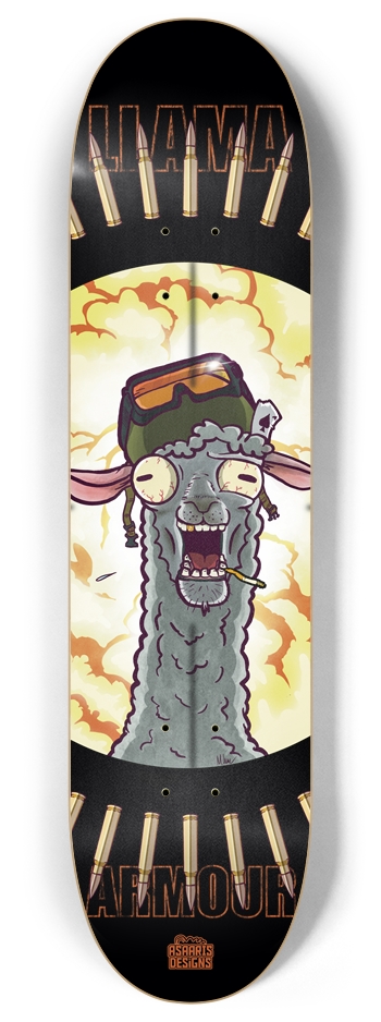 Llama Armour 8.0” 8 Inch Skateboard Deck