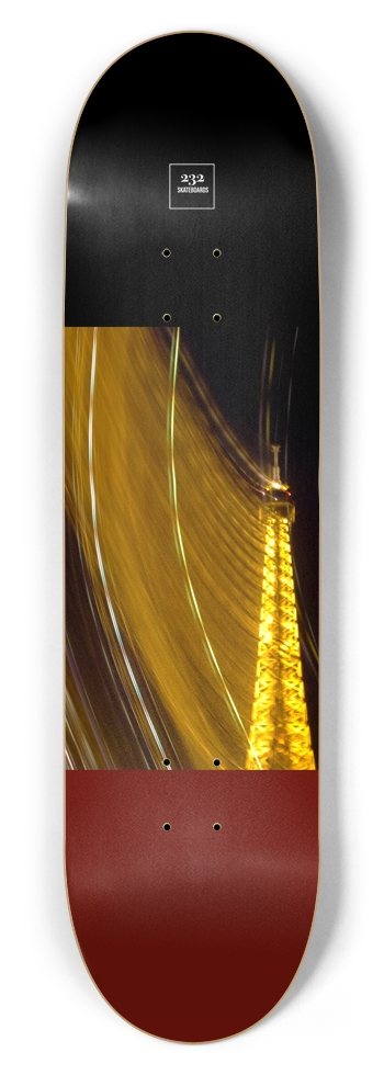 Eiffel Tower 8-1/2 Skateboard Deck