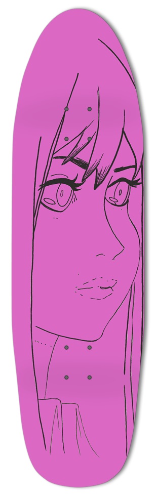 She Stared Away (pink)